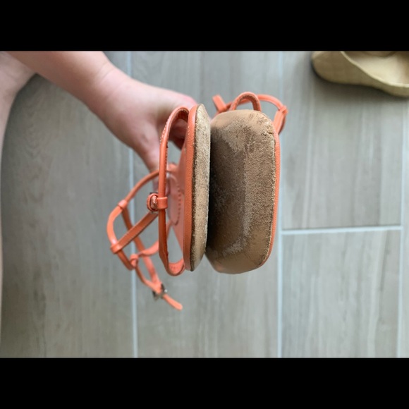 Prada coral leather Sandals. Made in Italy. Worn only a few times. - Picture 7 of 7